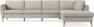 County - 3-sits soffa med divan höger - Beige