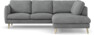 Madison Lux - 2-sits soffa med divan höger - Vit