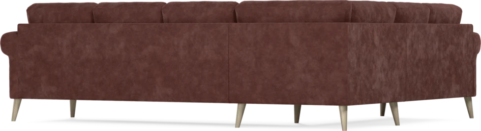 Eden - Hörnsoffa, 2+3-sits - Röd