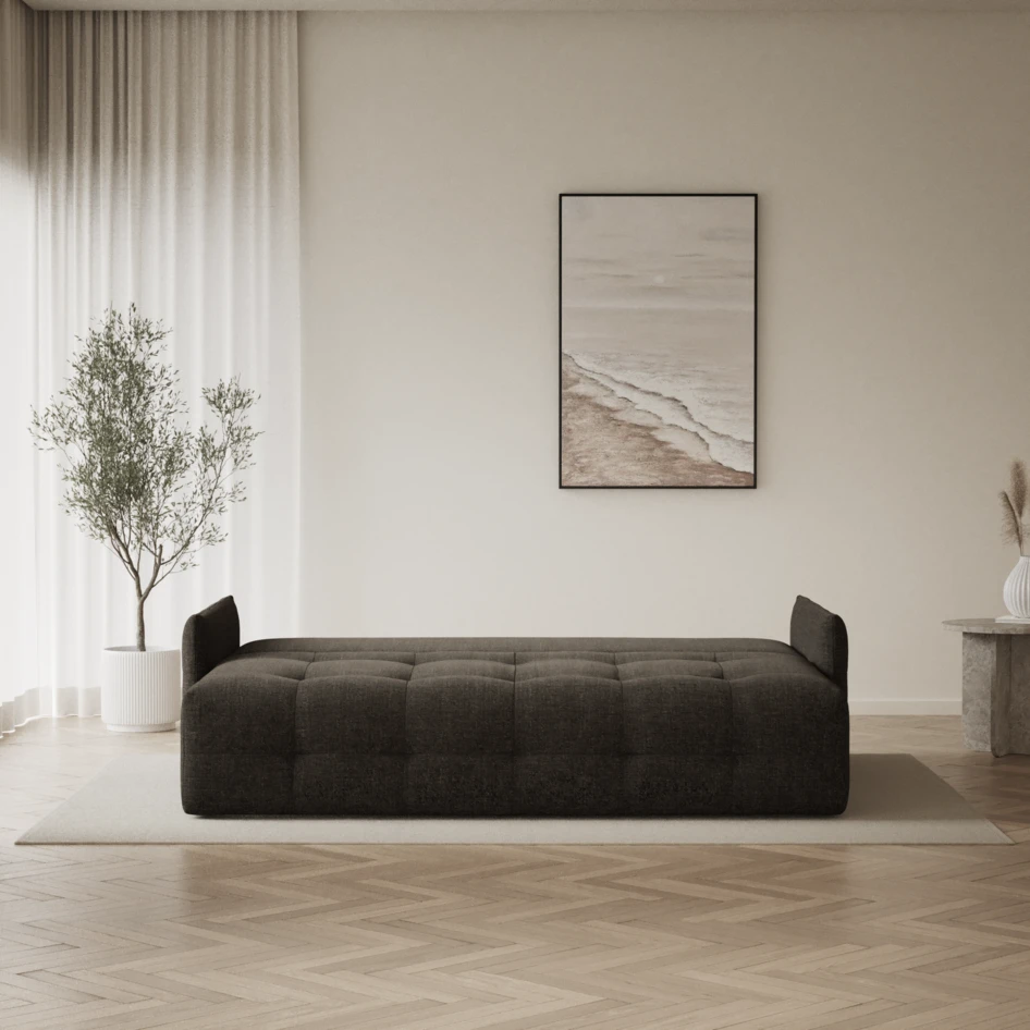 Bella - Bäddsoffa 3-sits - Brun