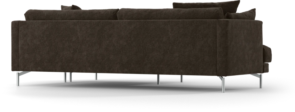 Harper - 4-sits med schäslong XL höger - Brun