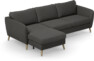 County - 3-sits soffa med flyttbar schäslong - Grå