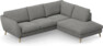 Madison - 2-sits soffa med divan höger - Grå