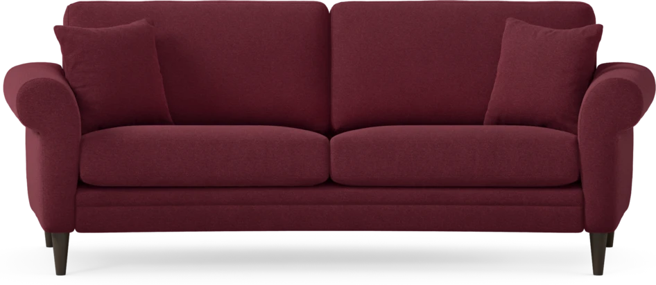 Eden - 2,5-sits soffa svängd - Röd