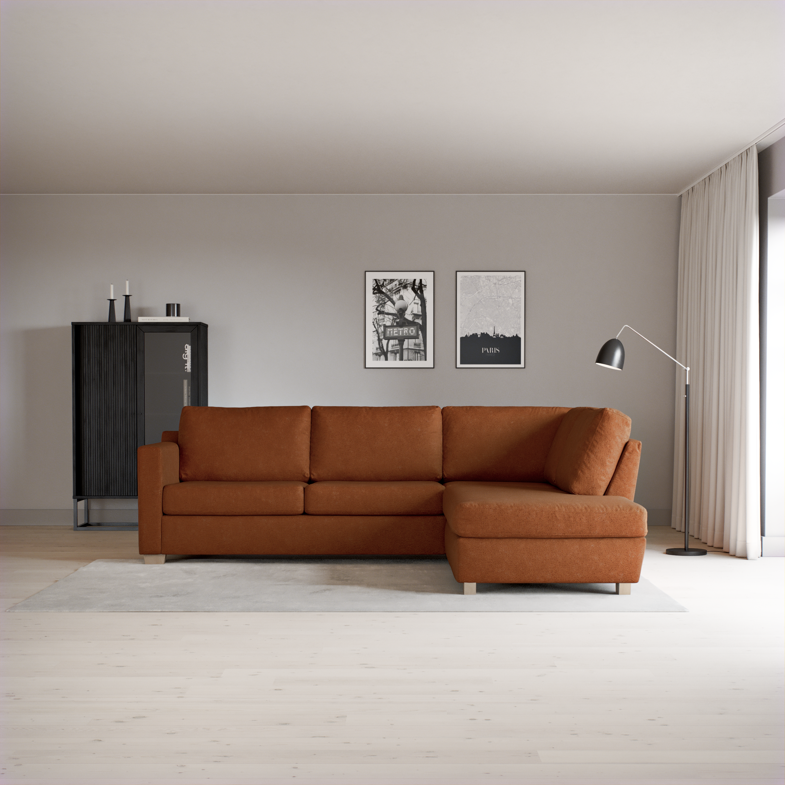 Friday - 2,5-sits soffa med divan höger - inspiration