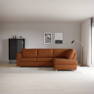 Friday - 2,5-sits soffa med divan höger - Orange