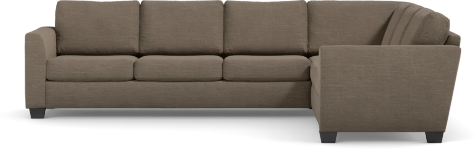 Friday - Hörnsoffa, 3+2-sits - Brun