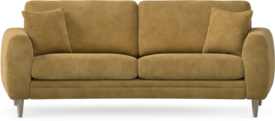 Eden - 2,5-sits soffa svängd - Gul