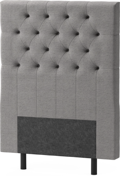 Delux Pikerad XL - Sänggavel, 90-210 cm - Grå