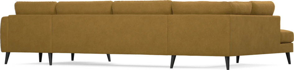 Bridge - 3-sits soffa med divan vänster och schäslong höger - Gul