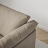 Cherrie - 3-sits soffa, fast klädsel - Beige