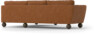 Madison - 2-sits soffa med divan höger - Orange