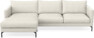 Impression Delux - 3-sits soffa med schäslong vänster - Vit