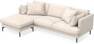 Harper - 4-sits med schäslong vänster - Beige