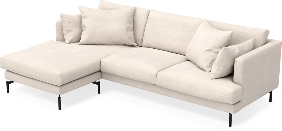 Harper - 4-sits med schäslong vänster - Beige