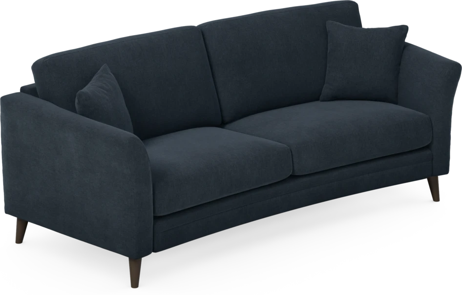 Eden - 2,5-sits soffa svängd - Blå