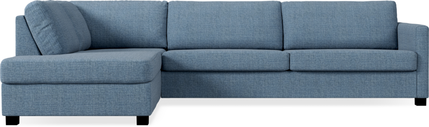 Nevada - 3-sits soffa med divan vänster - Blå