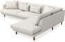 Harper - 3-sits soffa med divan höger - Grå