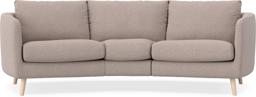 Madison - 3-sits soffa svängd, 70 cm - Beige