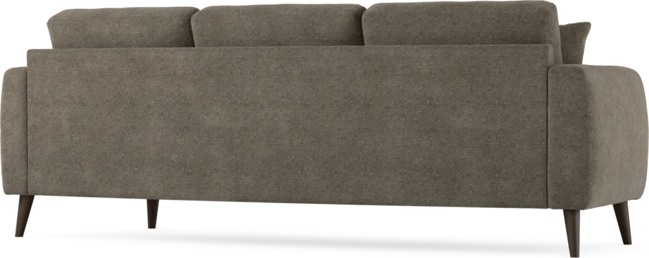 Eden - 3-sits soffa svängd - Brun