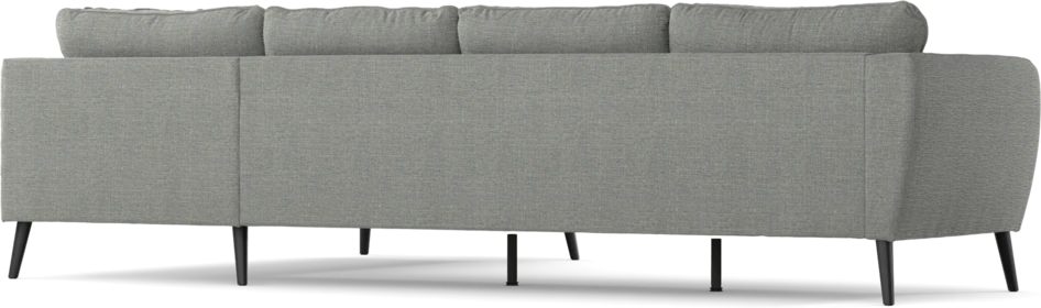County - 3-sits soffa med divan höger - Grå