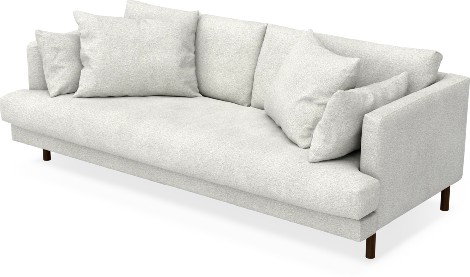 Harper - 3-sits soffa, hel dyna - Vit