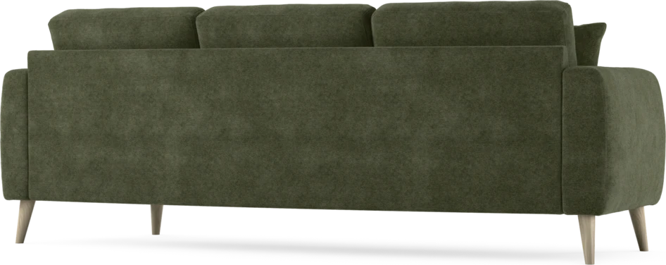 Eden - 3-sits soffa svängd - Grön