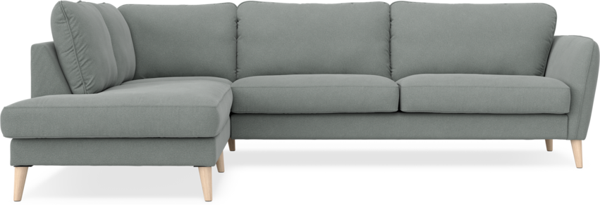 Bridge - 3-sits soffa med divan vänster - Grå