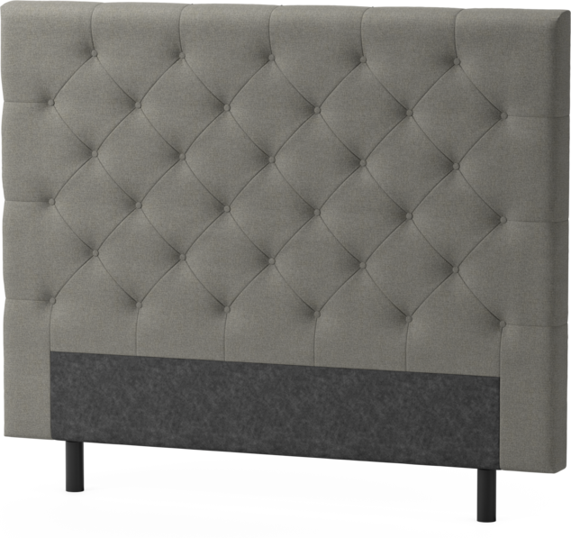 Delux Pikerad - Sänggavel, 90-210 cm - Grå