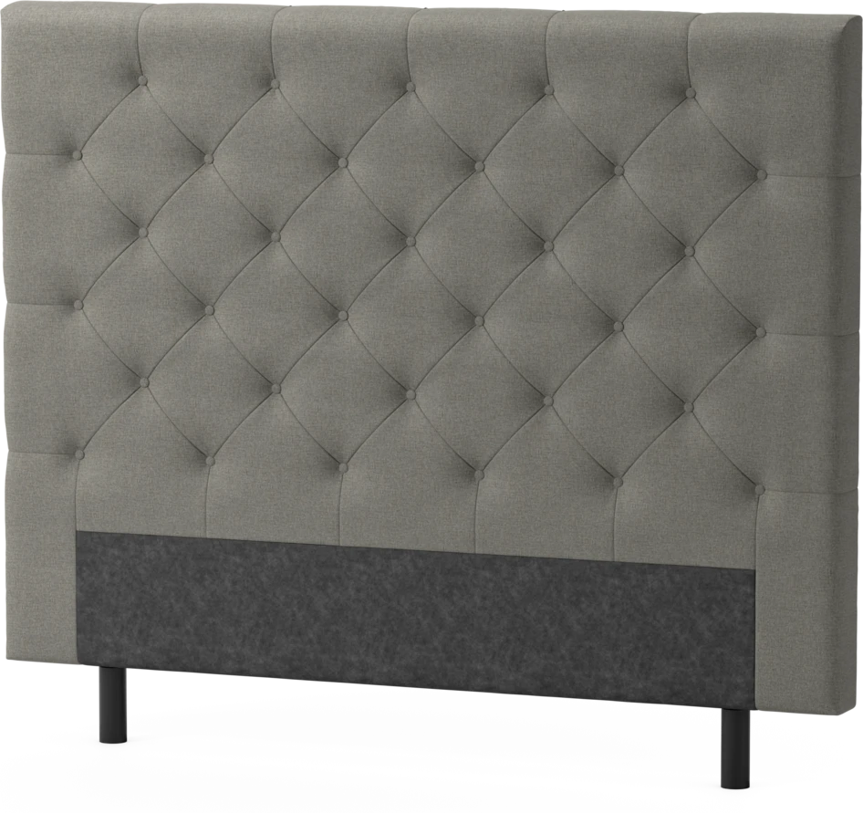 Delux Pikerad - Sänggavel, 90-210 cm - Grå