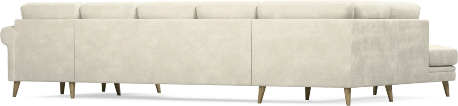 Eden - 3-sits soffa med divan vänster och schäslong höger - Vit