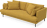 Harper - 3-sits soffa, hel dyna - Gul