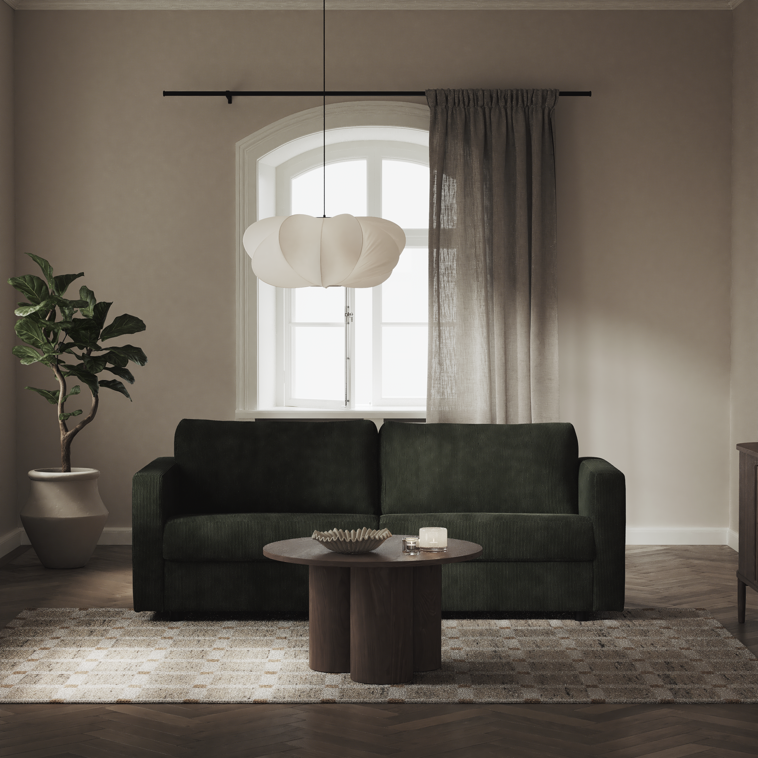 Lindö - Bäddsoffa 3-sits  - inspiration