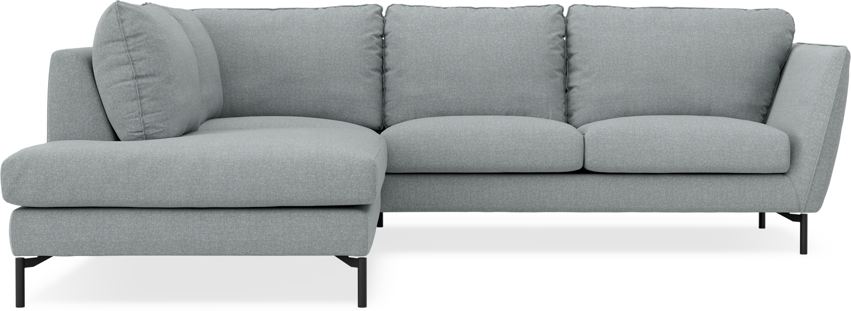 Madison - 2-sits soffa med divan vänster - Turkos