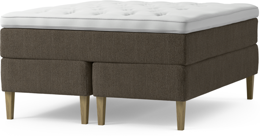 Delux Dream - Kontinentalsäng, dubbelsäng med bäddmadrass och sängben