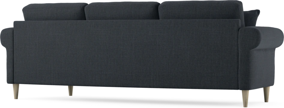 Eden - 3-sits soffa svängd - Blå