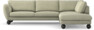 Madison Lux - 3-sits soffa med divan höger - Grön