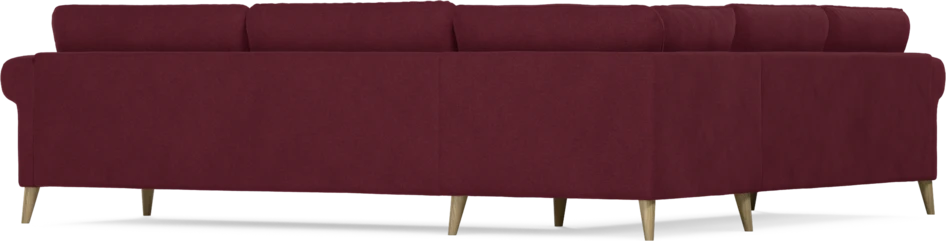 Bridge - Hörnsoffa, 2+3-sits - Röd
