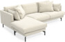 Harper - 4-sits med schäslong vänster - Beige