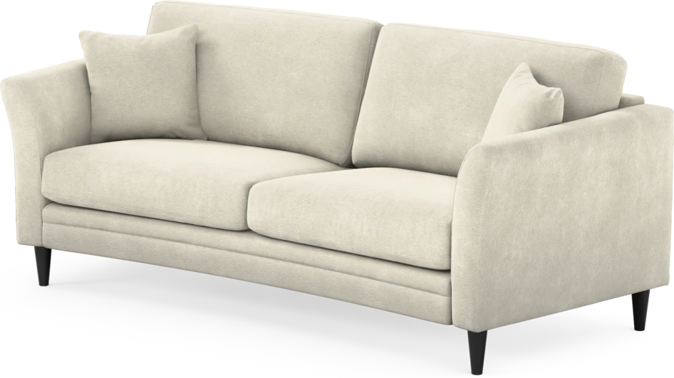 Eden - 2,5-sits soffa svängd - Vit