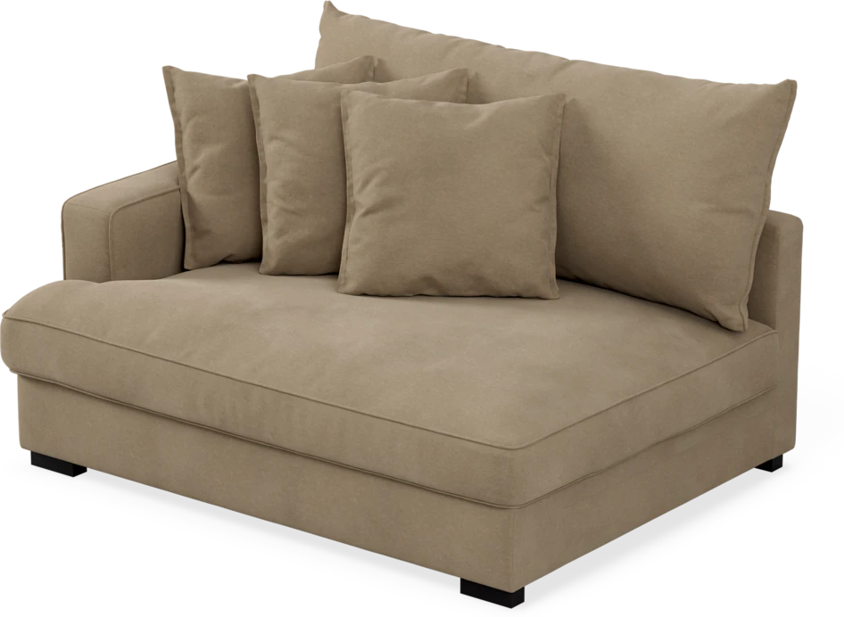 Rossi - 2-sits med armstöd vänster - Beige