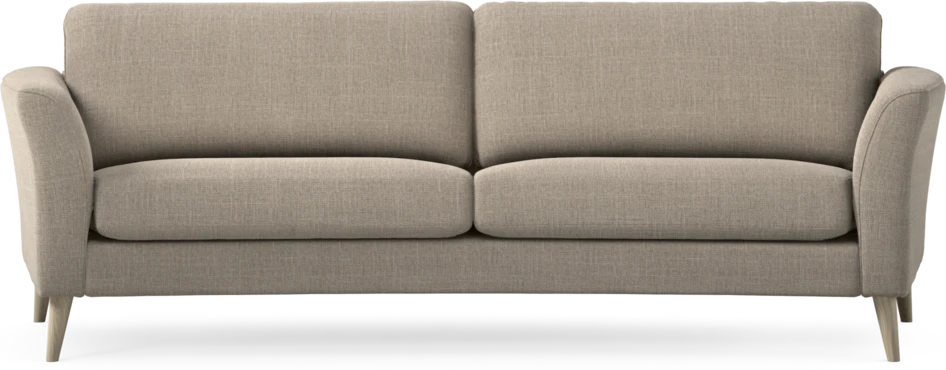 Bridge - 3-sits soffa svängd - Beige