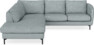 Madison - 2-sits soffa med divan vänster - Grå