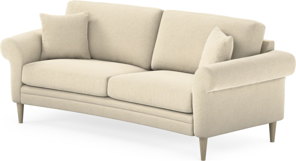 Eden - 2,5-sits soffa svängd - Beige