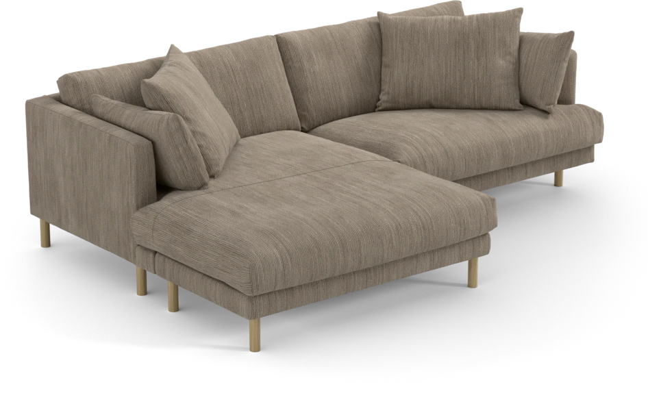 Harper - 4-sits med schäslong XL vänster - Beige