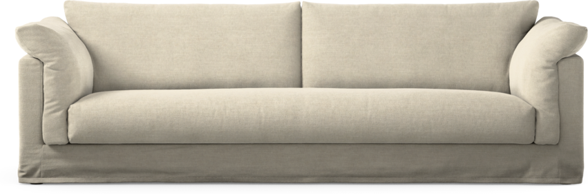 Cherrie Klädsel - 4-sits soffa, hel dyna - Beige