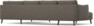 Madison Lux - 2-sits soffa med schäslong vänster och divan höger - Beige
