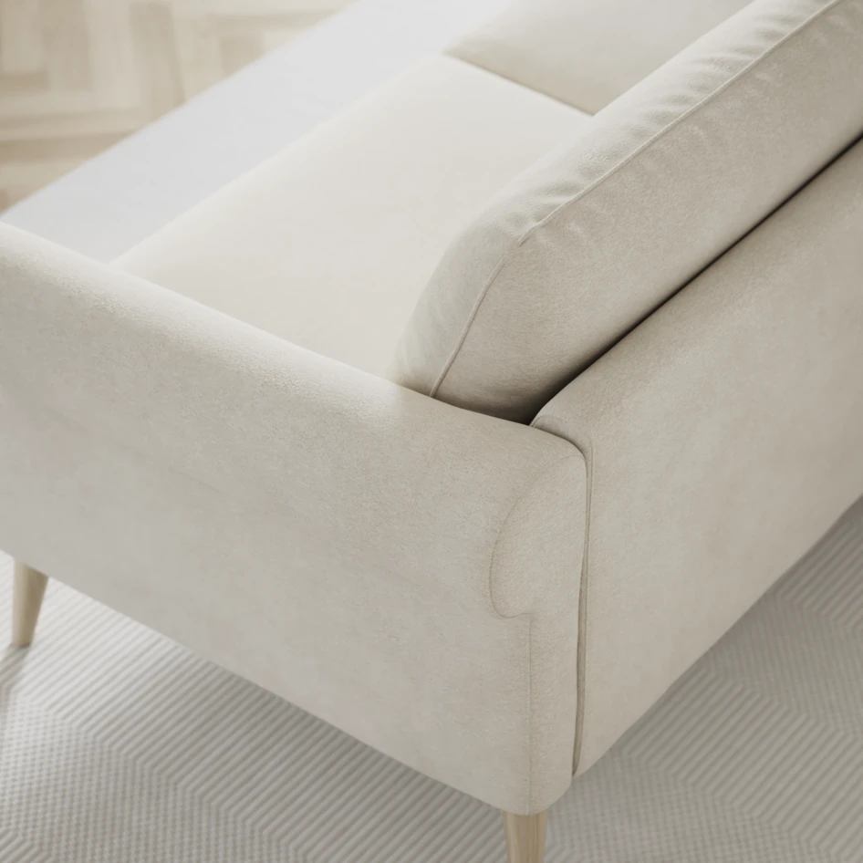 Bridge - 3-sits soffa - Vit