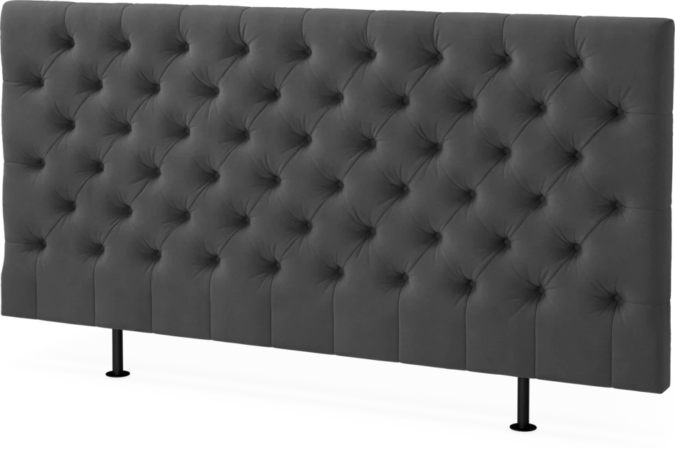 Cape pikerad - Sänggavel låg, , 90-210 cm - Grå