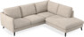 Madison - 2-sits soffa med divan höger - Vit